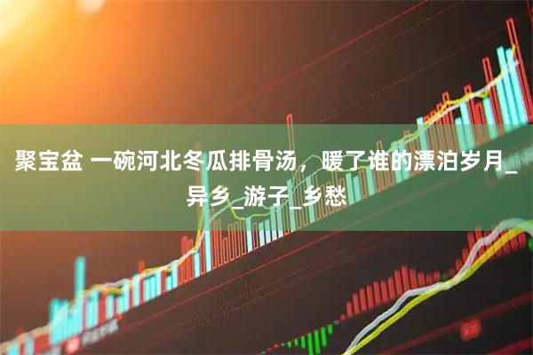 聚宝盆 一碗河北冬瓜排骨汤，暖了谁的漂泊岁月_异乡_游子_乡愁